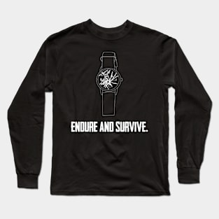 Endure and Survive (White) Long Sleeve T-Shirt